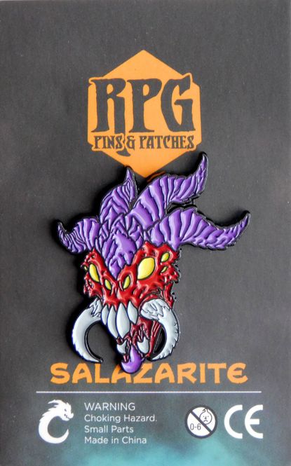 Hovedbilde RPG Pins: Salazarite - Fire Enamel Pin (Red & ...