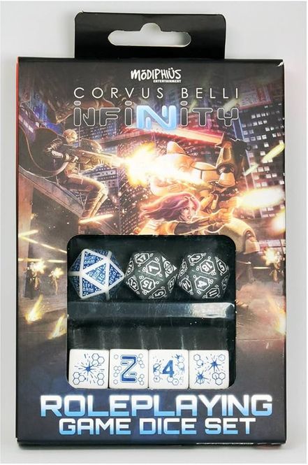 Hovedbilde Infinity RPG Dice Set Mercenary Box (7)
