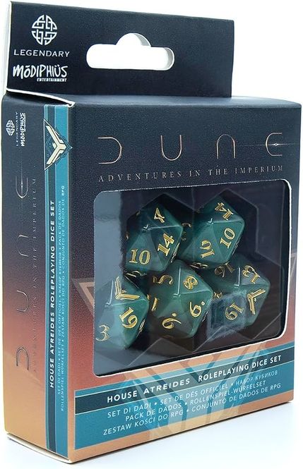 Hovedbilde Dune RPG Atreides Dice Set