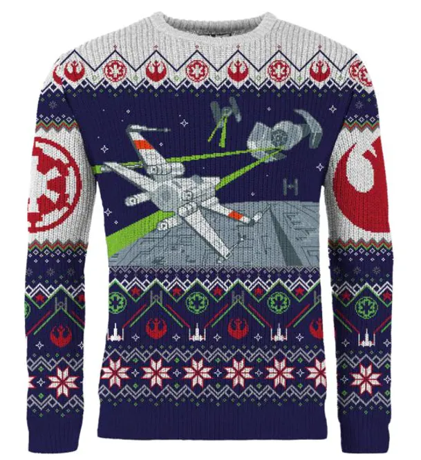 Hovedbilde Star Wars X-Wing v TIE Fighter Christmas Jumper