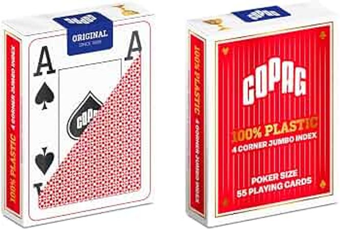Hovedbilde COPAG 100% Plastic - Jumbo Face - 4 index - Red