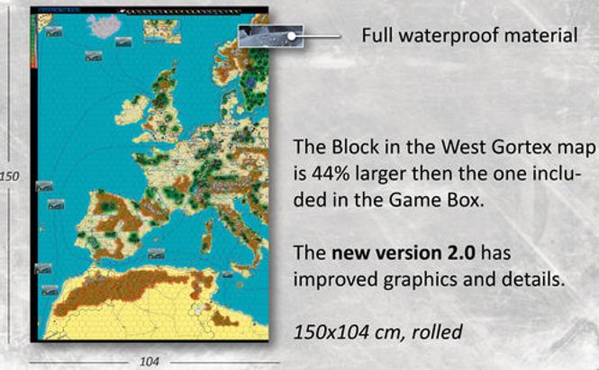 Hovedbilde Blocks in the East Goretex Deluxe Map Reprint