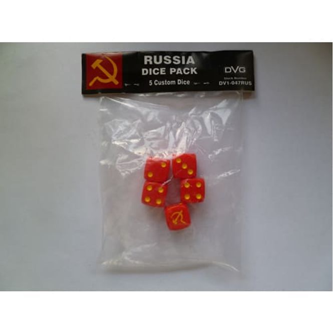 Hovedbilde WWII Russia Six-sided Dice OOP