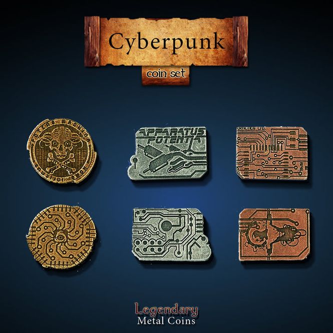 Hovedbilde Cyberpunk Coin Set (24)