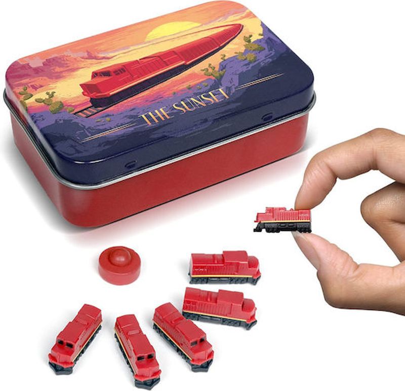 Deluxe Board Game Train Set Sunset