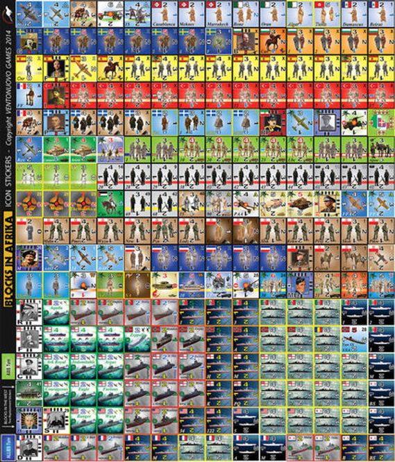 Hovedbilde Blocks in Africa PVC Deluxe Icon Stickers (318) ...