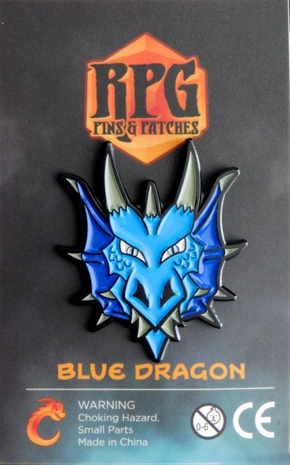 Hovedbilde RPG Pins: Blue Dragon Head